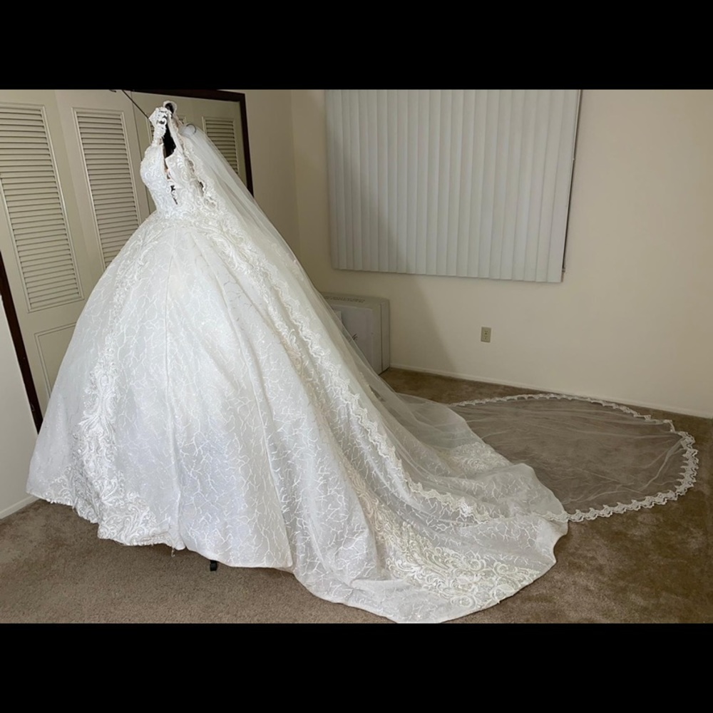 Luxurious Wedding Ball Gown